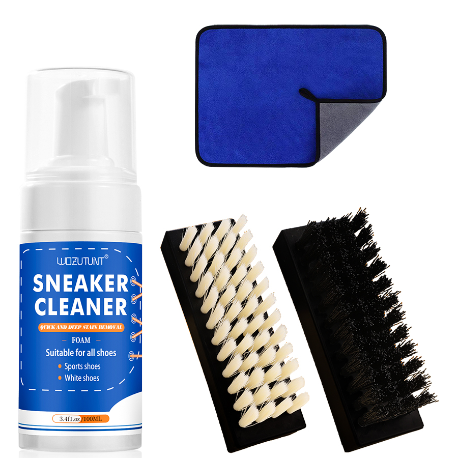 Sneaker Care Foam - 운동화용 흰색 신발 클리너 키트 캔버스