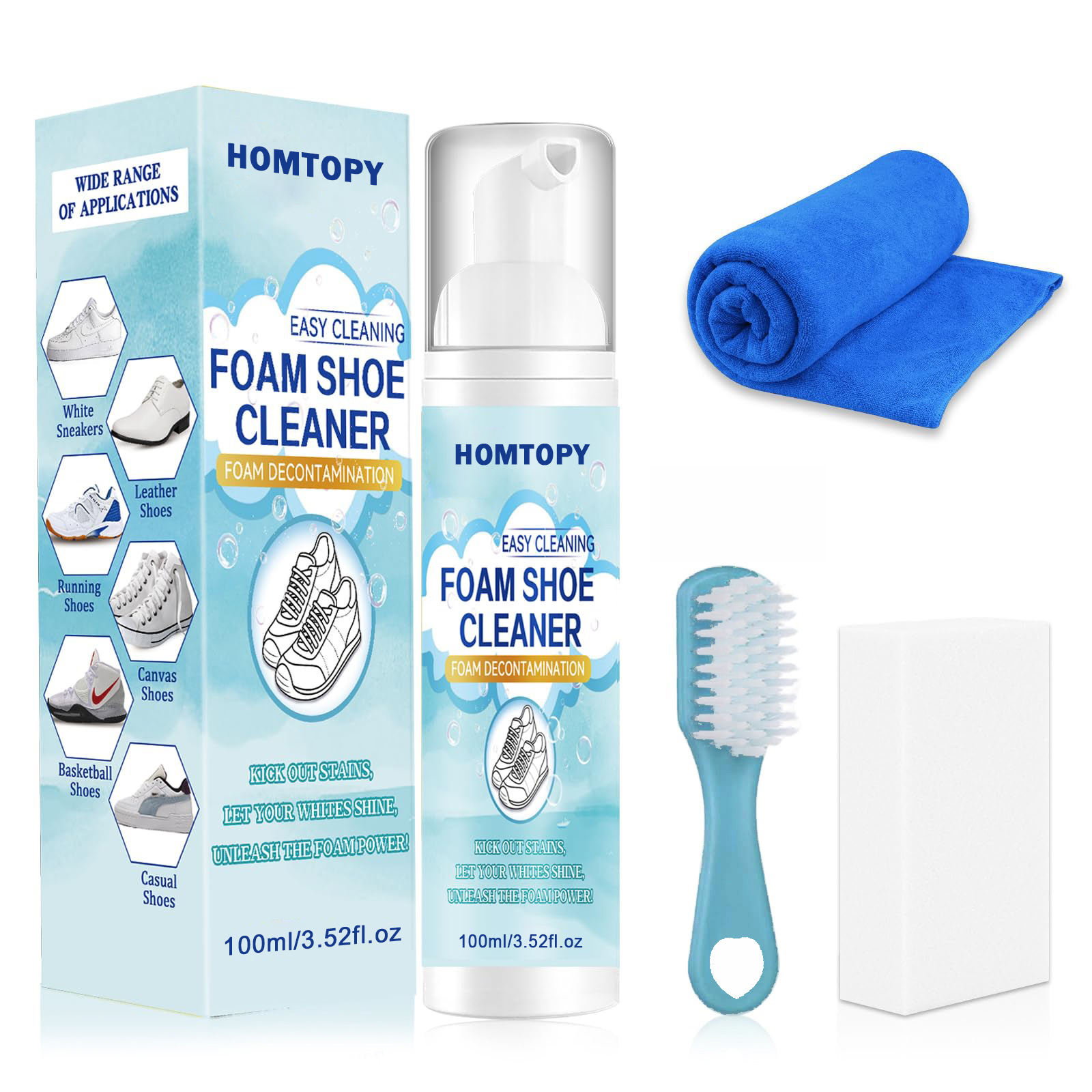 Sneaker Care Products - 신발 청소 키트, 운동화 클리너는 먼지와