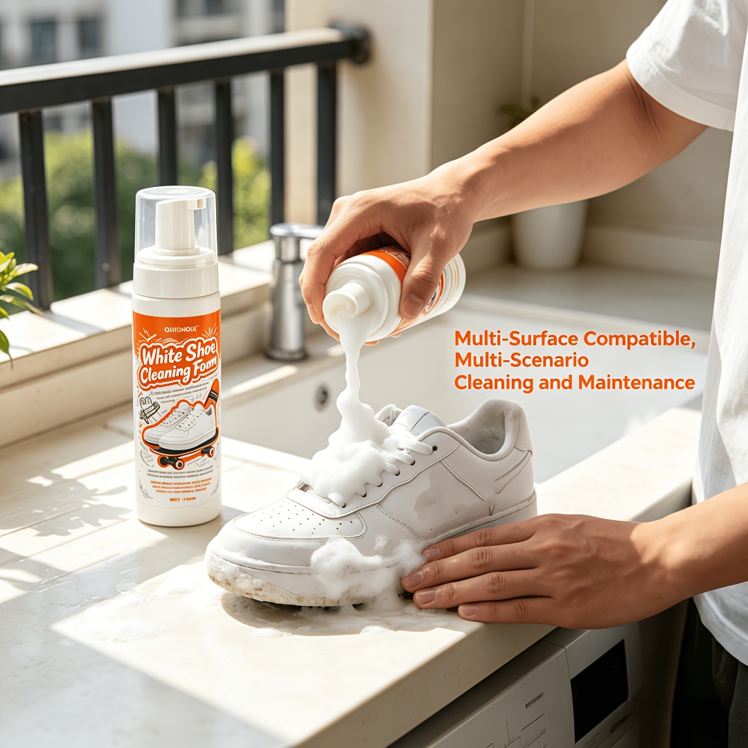 휴대용 무세척 화이트 슈즈 클리너 폼, 스니커즈, 가죽 - Sneaker Care Foam 리뷰 및 가격