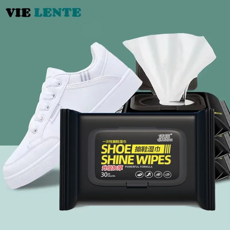 12-60Pcs 일회용 신발 깨끗한 물티슈 휴대용 흰색 - Care For Sneaker 리뷰 및 가격