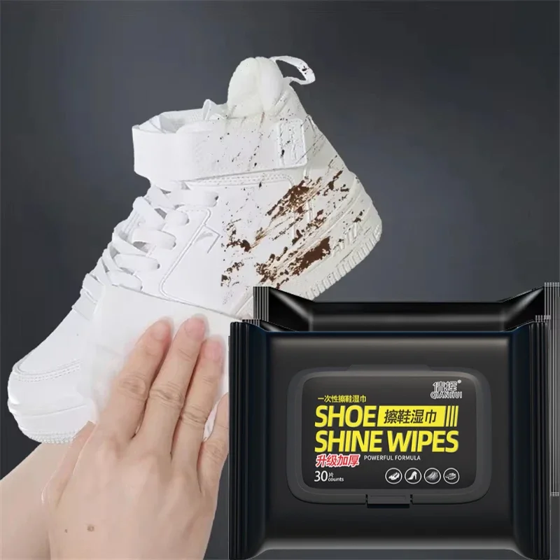 12-60Pcs 일회용 신발 깨끗한 물티슈 휴대용 흰색 - Care For Sneaker 리뷰 및 가격