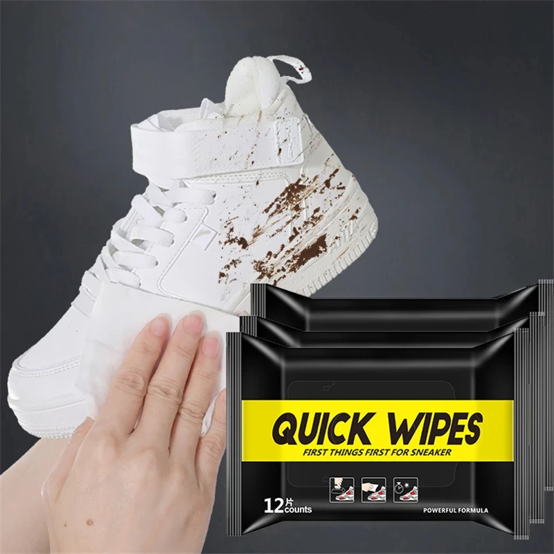 12Pcs/30Pcs 일회용 신발 깨끗한 물티슈 휴대용 - Care For Sneaker 리뷰 및 가격